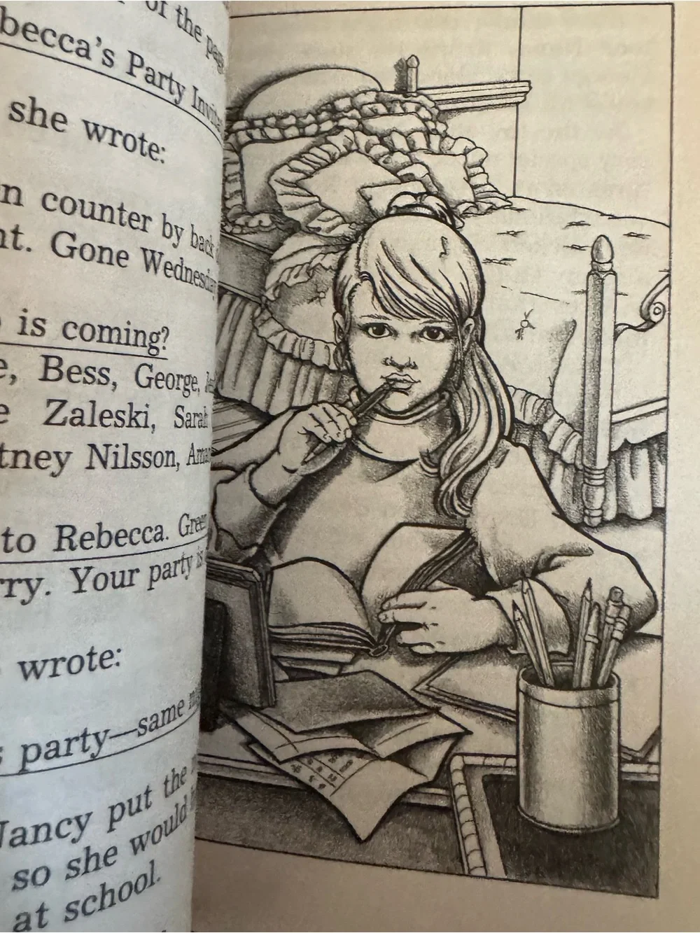 The Nancy Drew Notebooks: The Slumber Party Secret - White & Red Cover